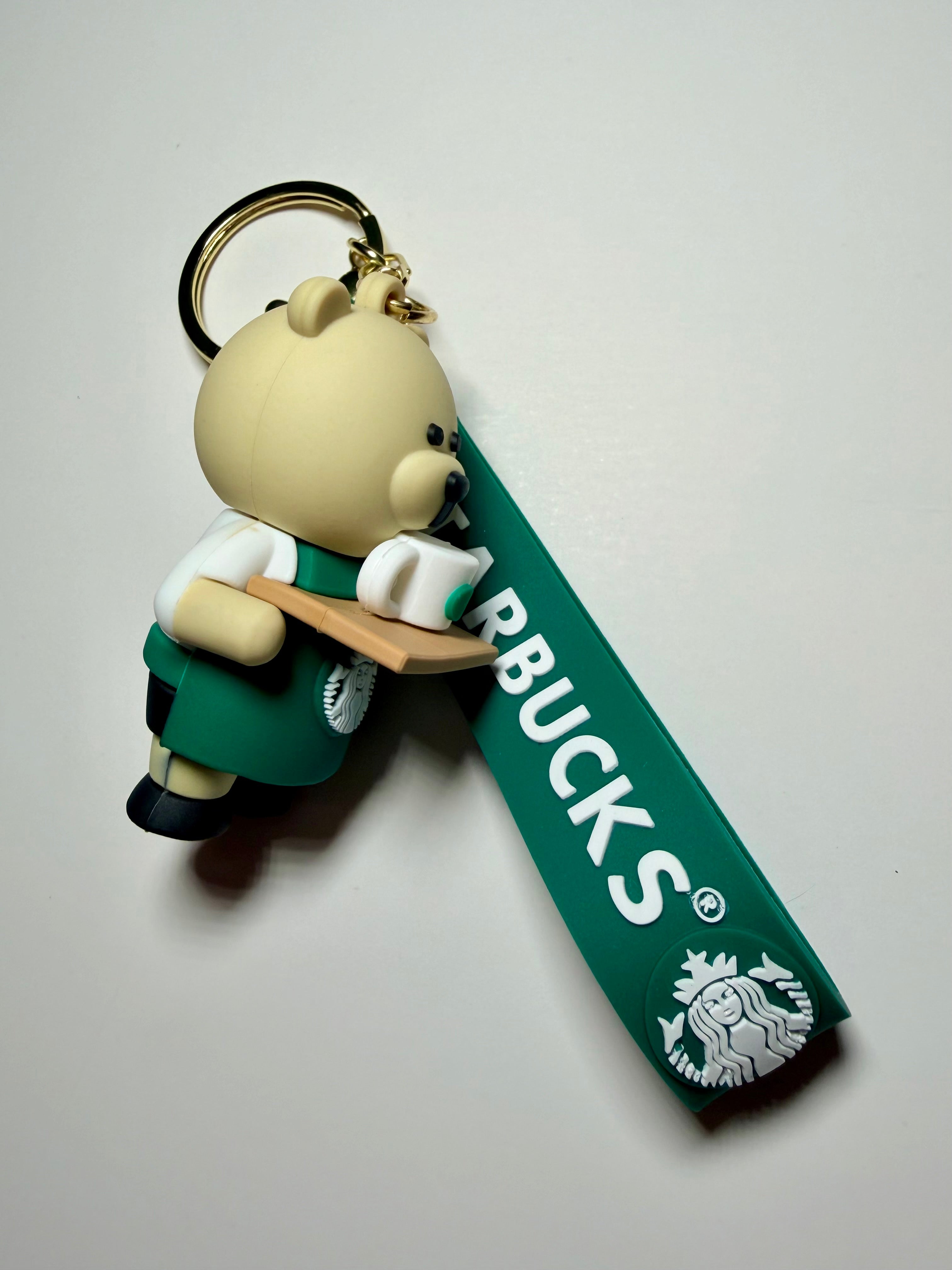 Cute Starbucks Bearista with Coffee Mug Tray