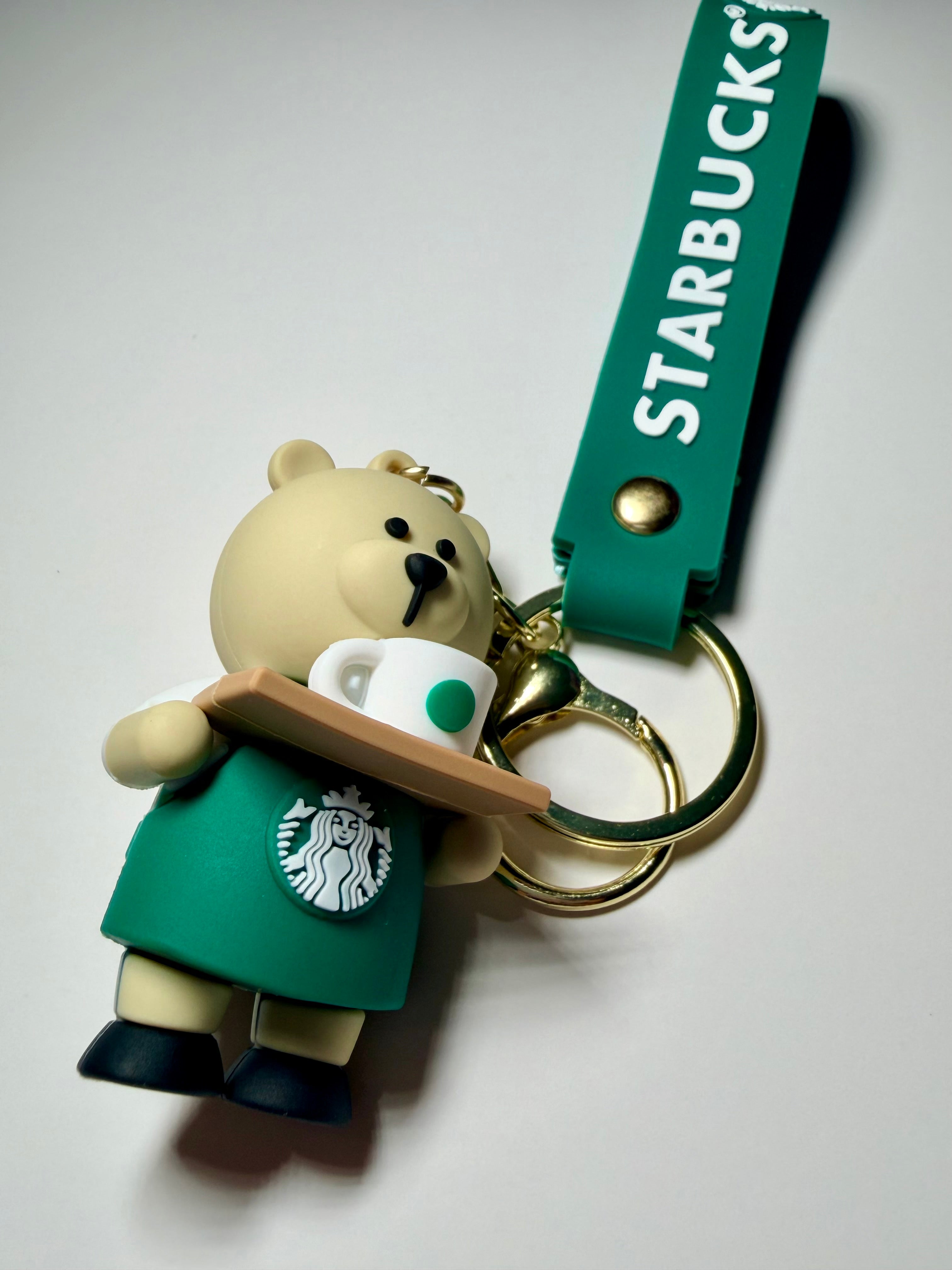 Cute Starbucks Bearista with Coffee Mug Tray