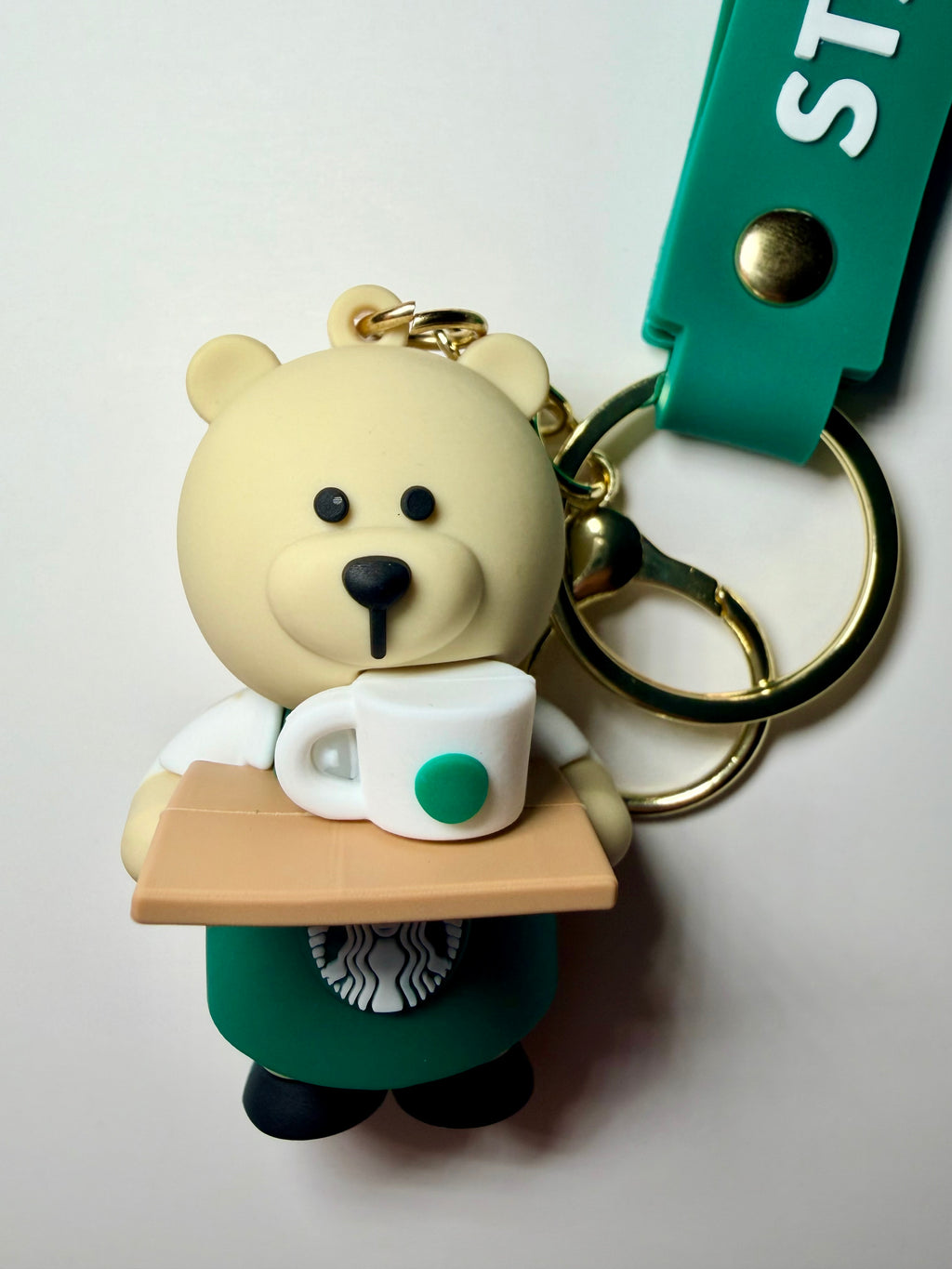 Cute Starbucks Bearista with Coffee Mug Tray