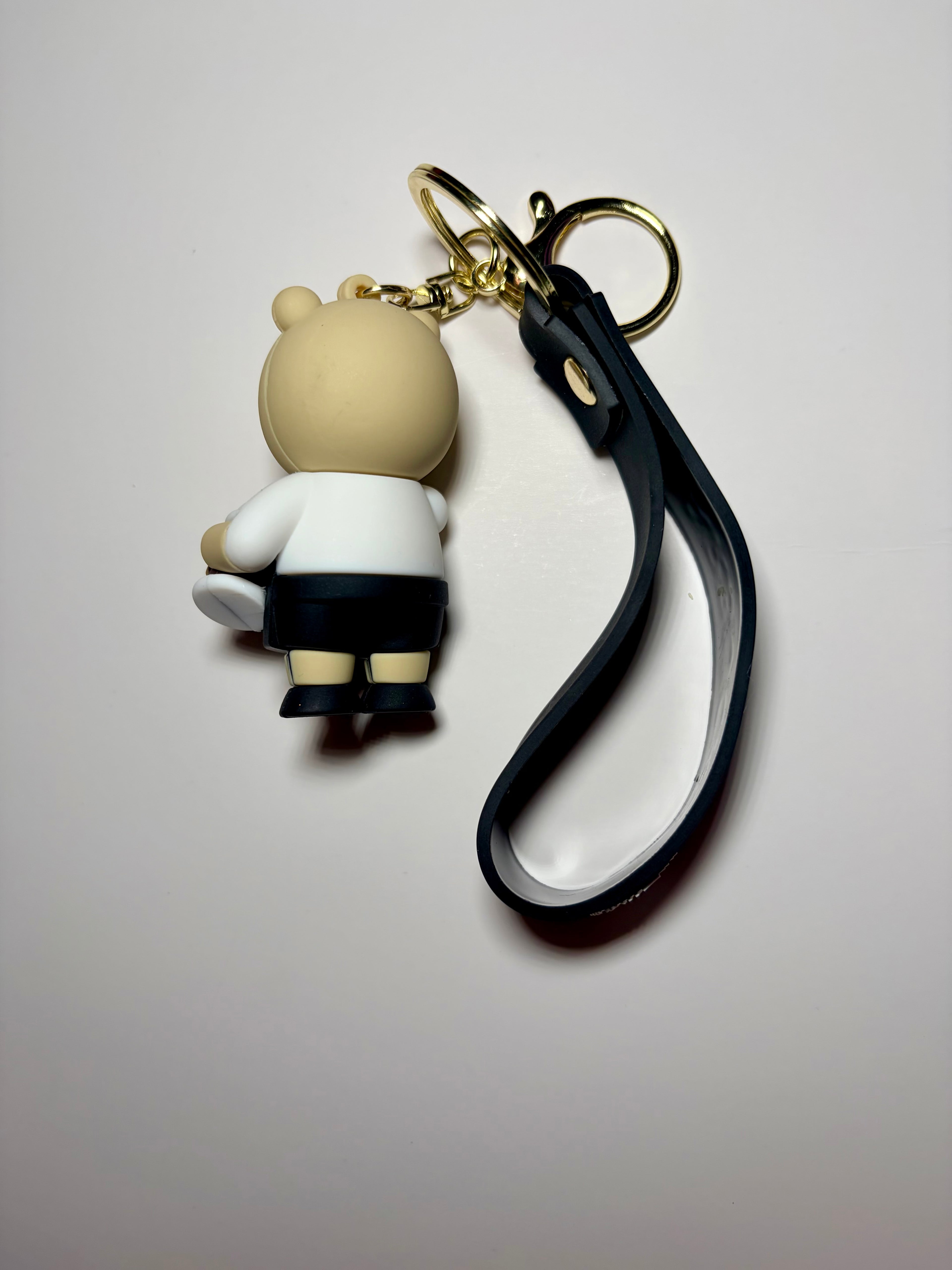 Cute Starbucks Bearista with a Bottle Keychain